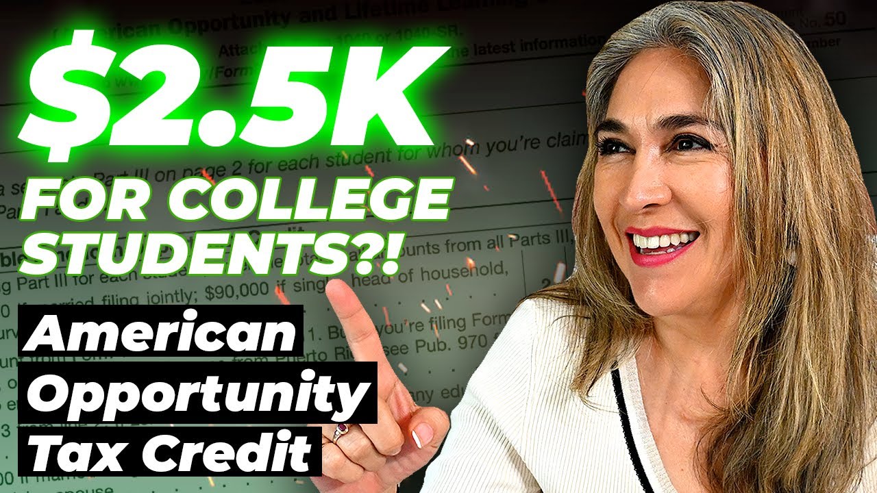 How To Get $2,500 For Being A College Student! (AOTC Tax Credit)