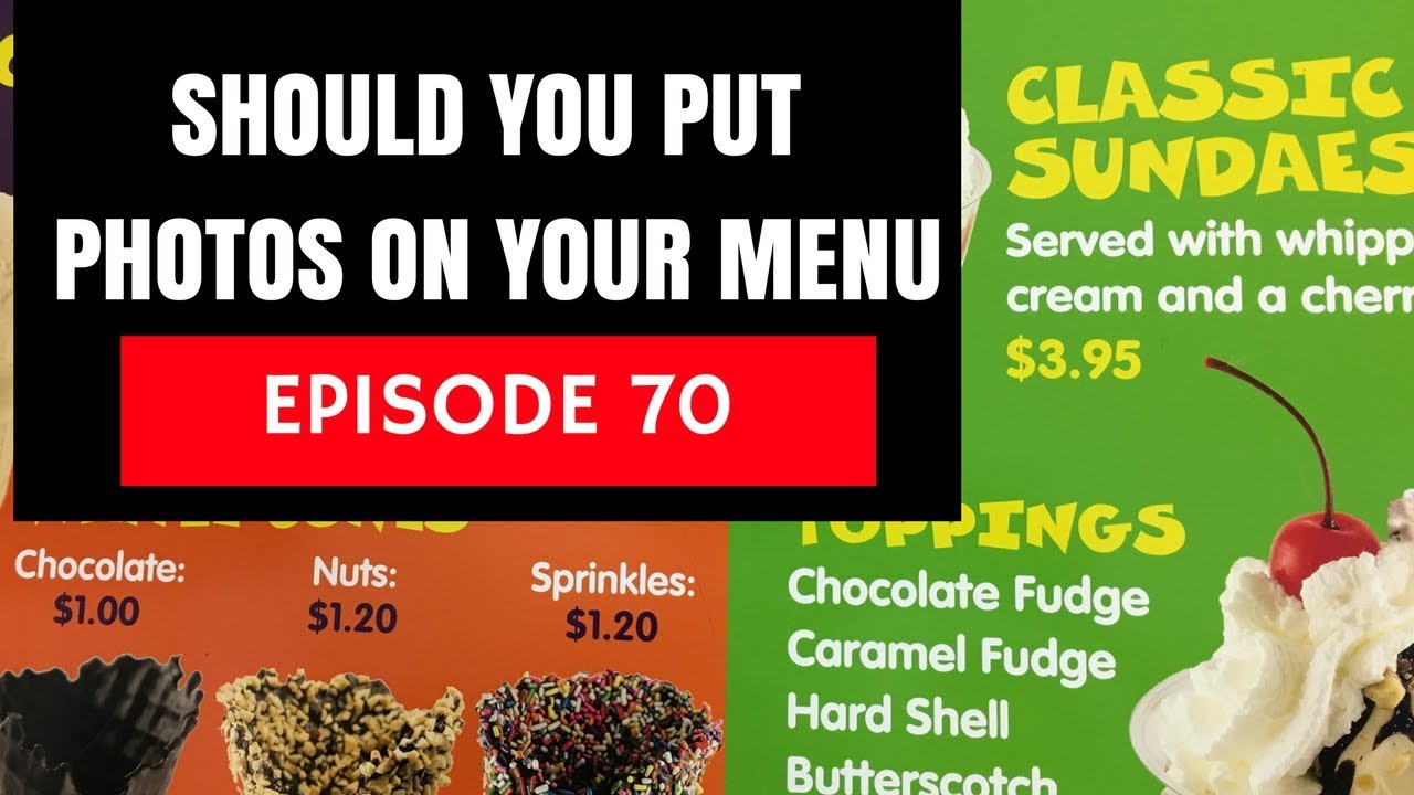 Should You Put Photos on your Menu Boards