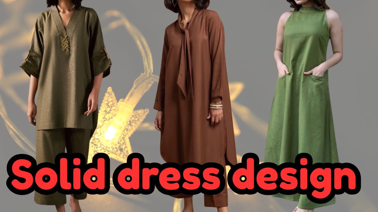 How to design solid dresses 2026 