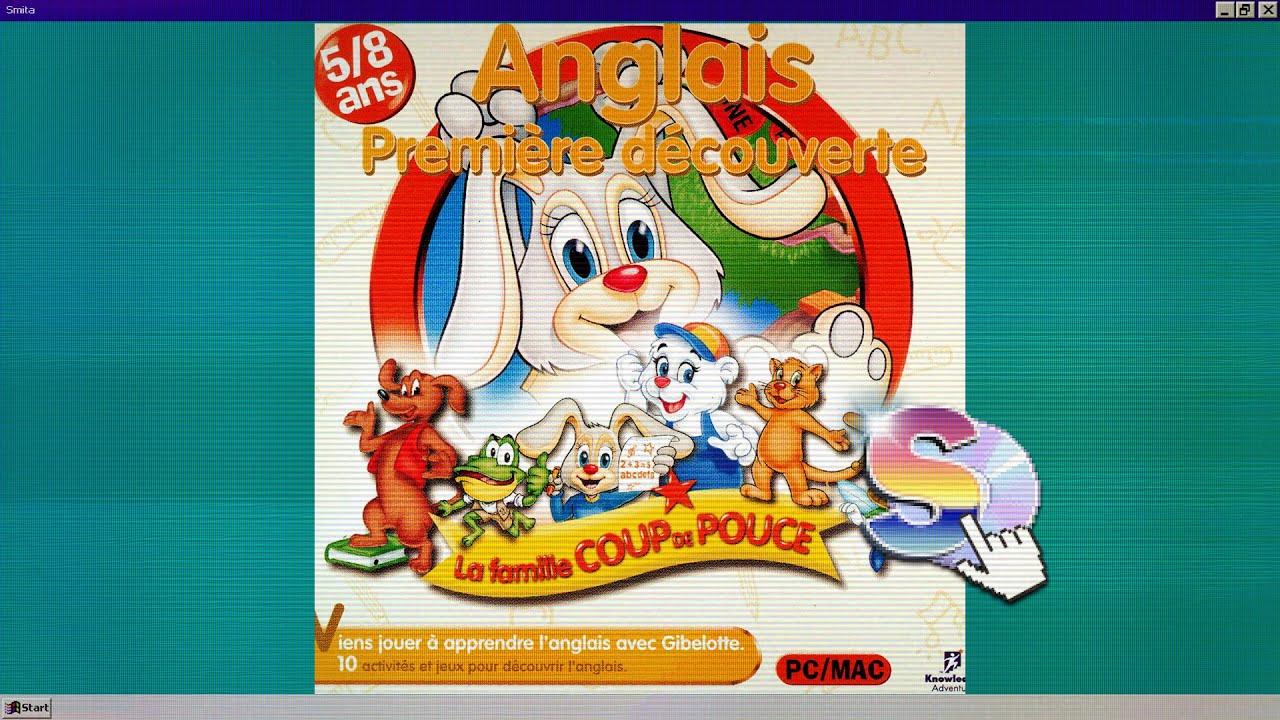 La Famille Coup de Pouce Anglais Première découverte | CD-ROM jeu pc complet