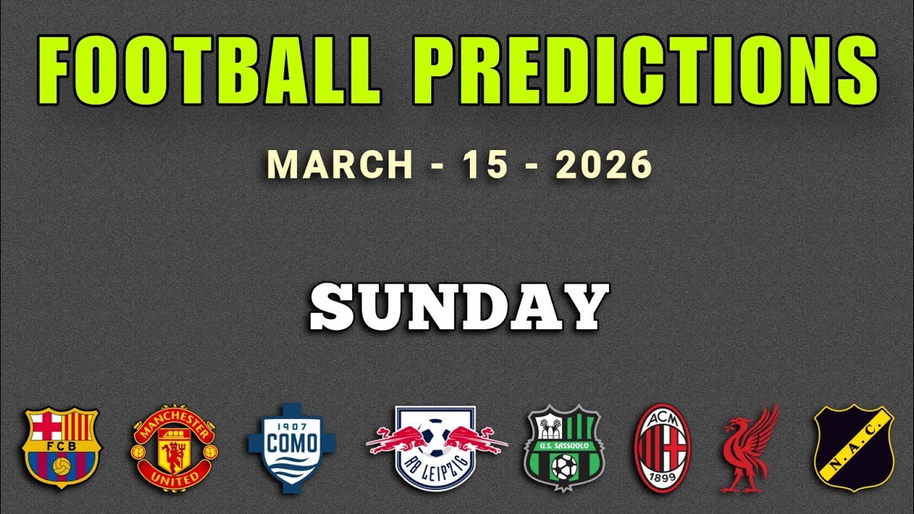 FOOTBALL PREDICTIONS TODAY | Premier League | Bundesliga | La Liga | GoalIQ, #footballprediction