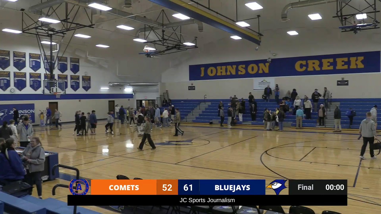Sports Journalism - Johnson Creek Varsity Boys Basketball vs. Albany