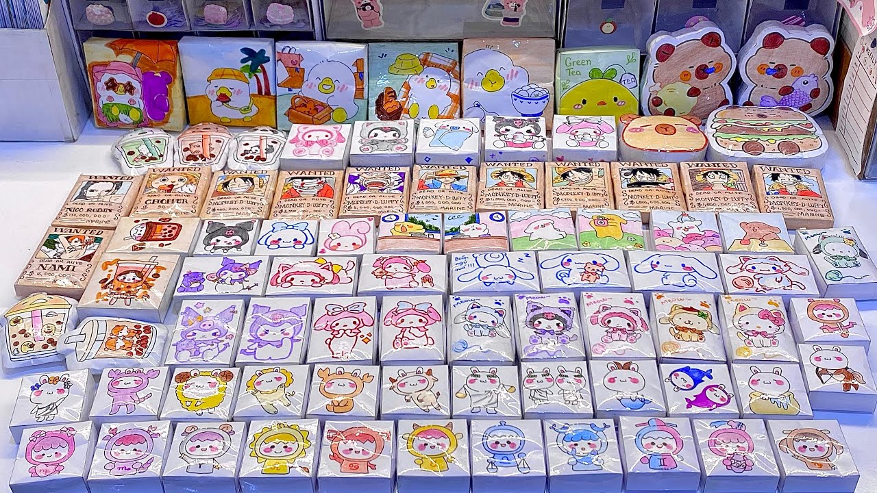 🌻COLLECTION SQUISHY GIẤY☀️ #p3 [85 cái sqs?!😱] | Bonnie🐰