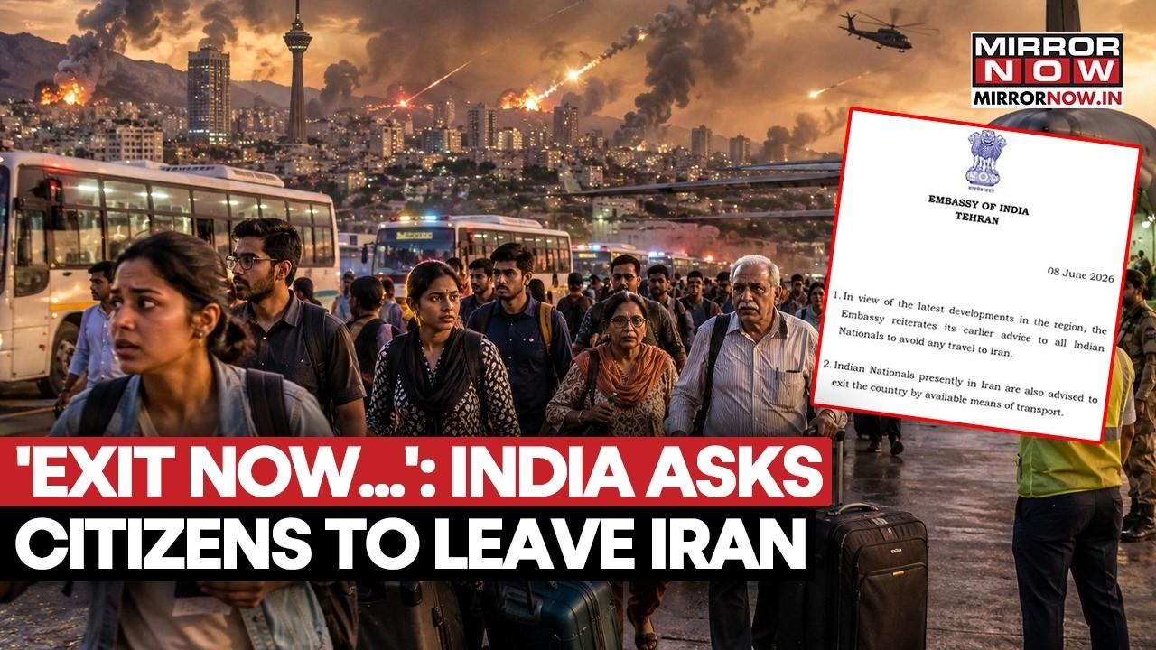 'LEAVE IRAN NOW' India Issues Urgent Warning as Tehran-Israel War Escalates | World In Shock | Watch