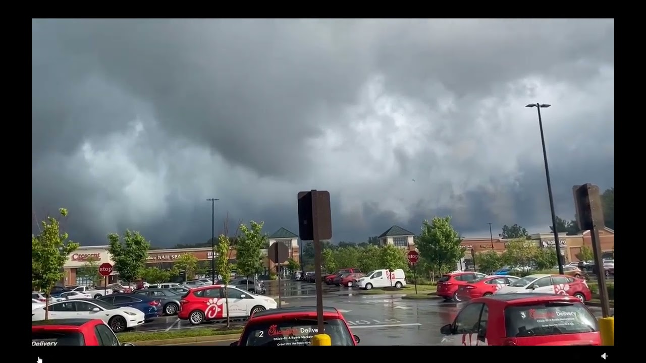 Tornado in Bowie, Maryland, July 5, 2022 - Courtesy Rob Herold