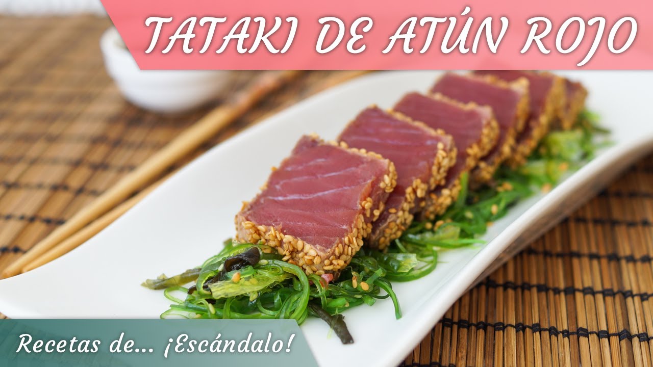 TATAKI DE ATÚN ROJO ¡Irresistible y muy fácil!