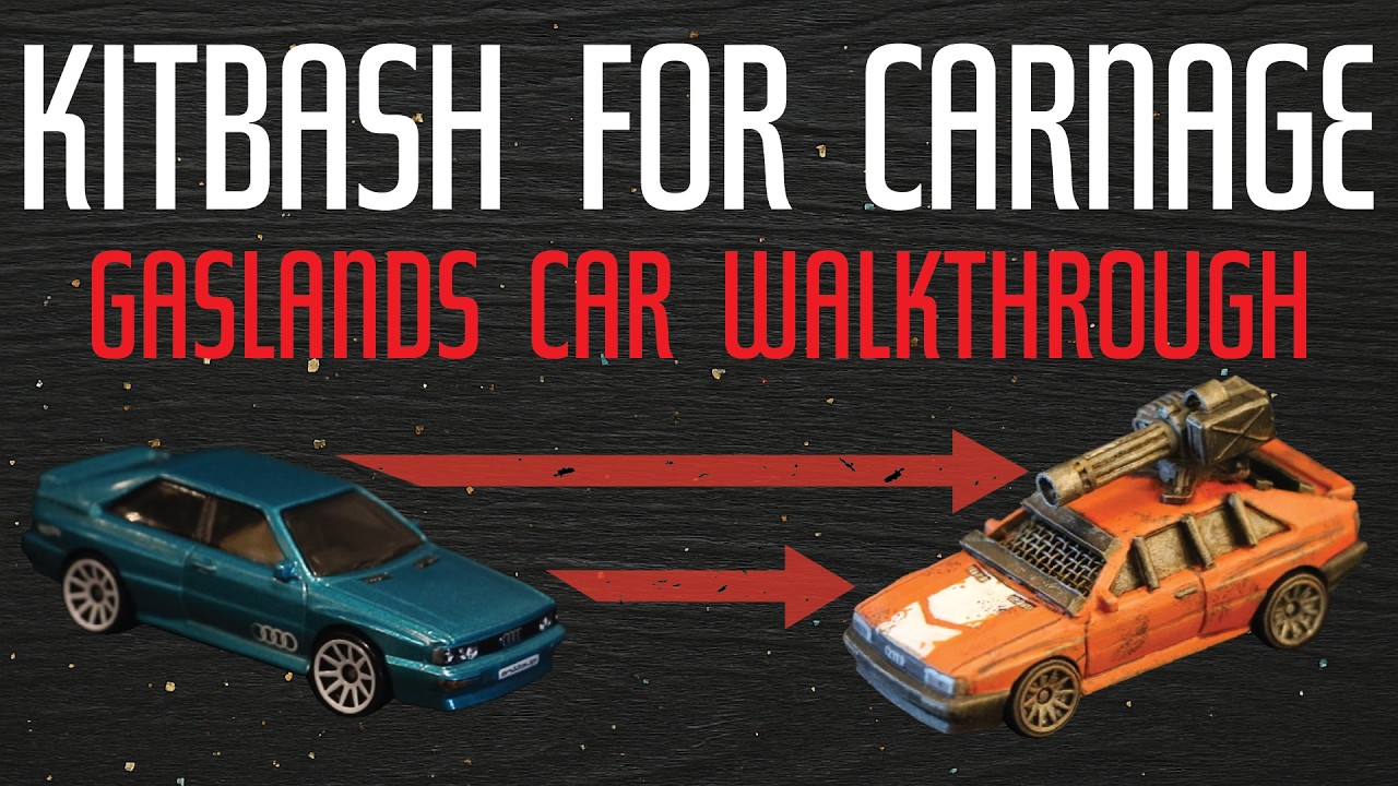 Kitbash for CARNAGE! Gaslands Car Build Walkthrough
