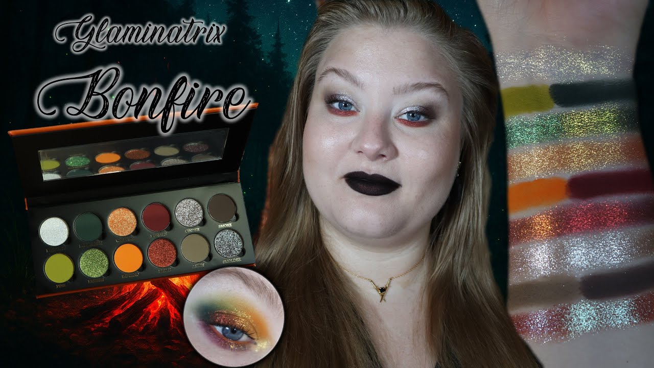 Glaminatrix Bonfire Palette || Swatches + 2 Looks ♥