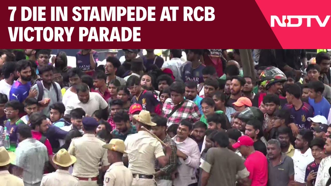 Stampede In Bangalore | 7 Deaths Feared Outside Bengaluru Stadium As Fans Turn Up To Greet Team RCB
