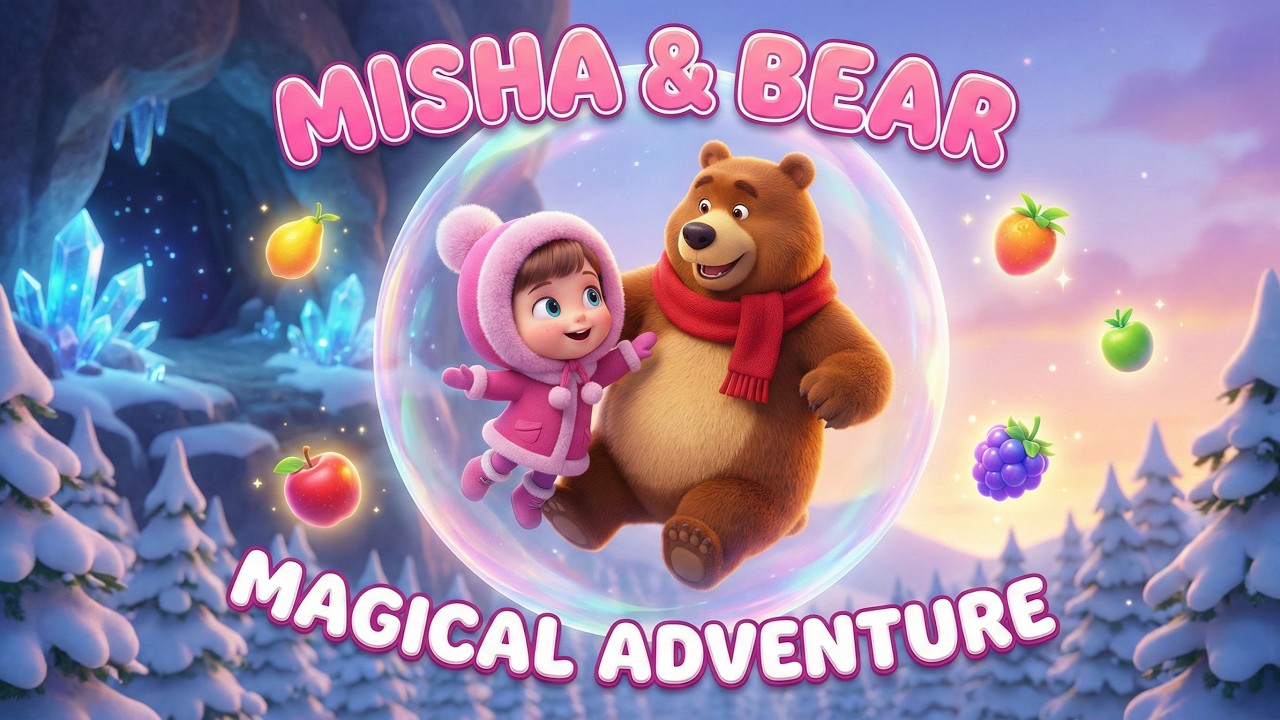 Misha & Bear: Tales of the Magical Forest | 3D Animated Adventure for Kids (4K)