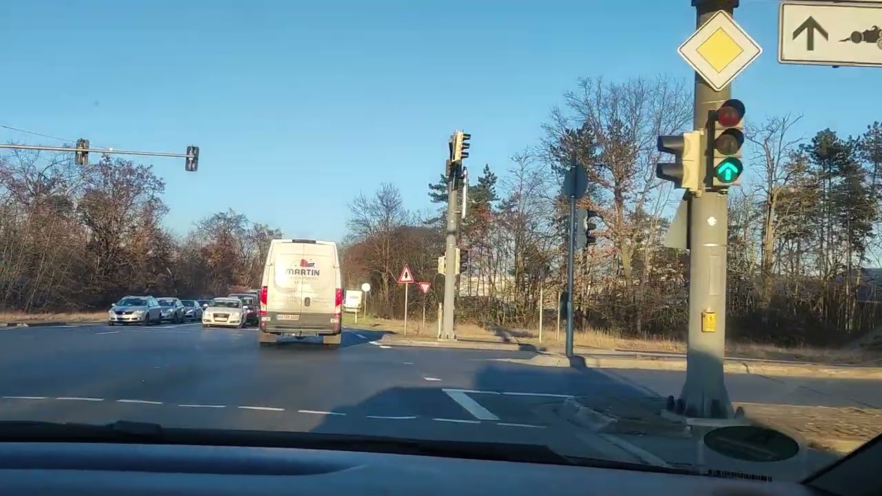Von Speyer nach Schwetzingen über L722 am 10.03.2022 gegen 17:20 #Fahrt #Speyer #L722