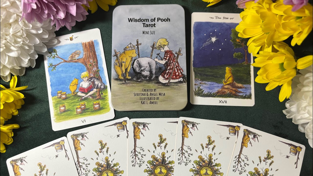 Обзор милейшей колоды🍯 «Wisdom of Pooh Tarot» , 🍯проект Kickstarter, 2023🍯 «Таро Мудрости Пуха».