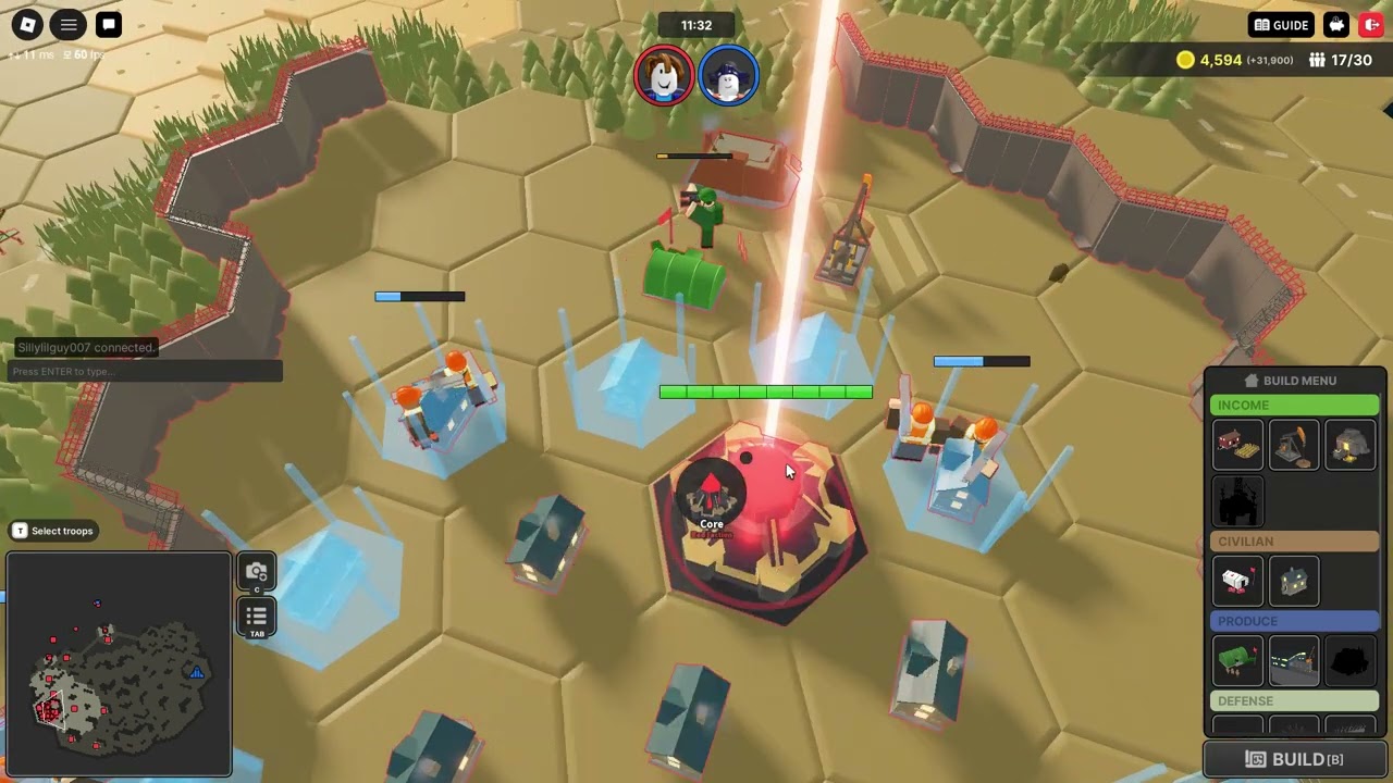 duelling my friend in mini empires