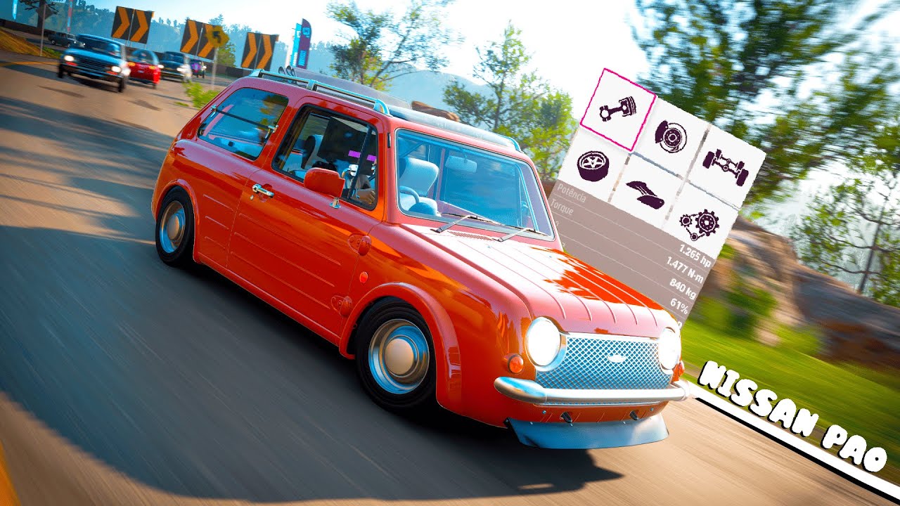 Transformei o Nissan Pao em um MONSTRO de 1000+ HP no FH5