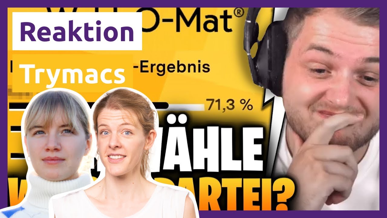Volt Partei reagiert: Trymacs macht den Wahl-O-Mat