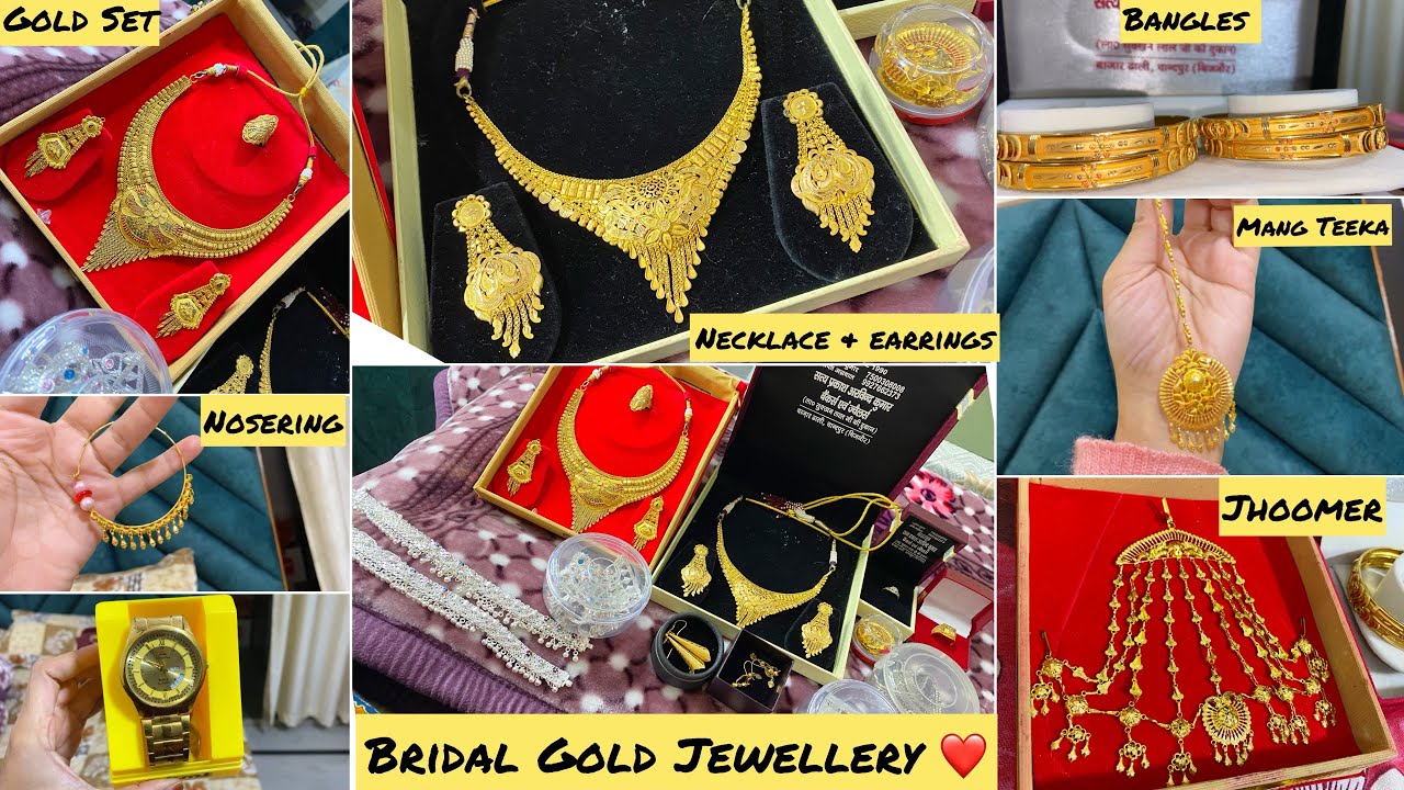 My Wedding Gold Jewellery Collection  ❤️ Part -2 Bridal Gold Jewellery 😍 Gold Jewellery Collection