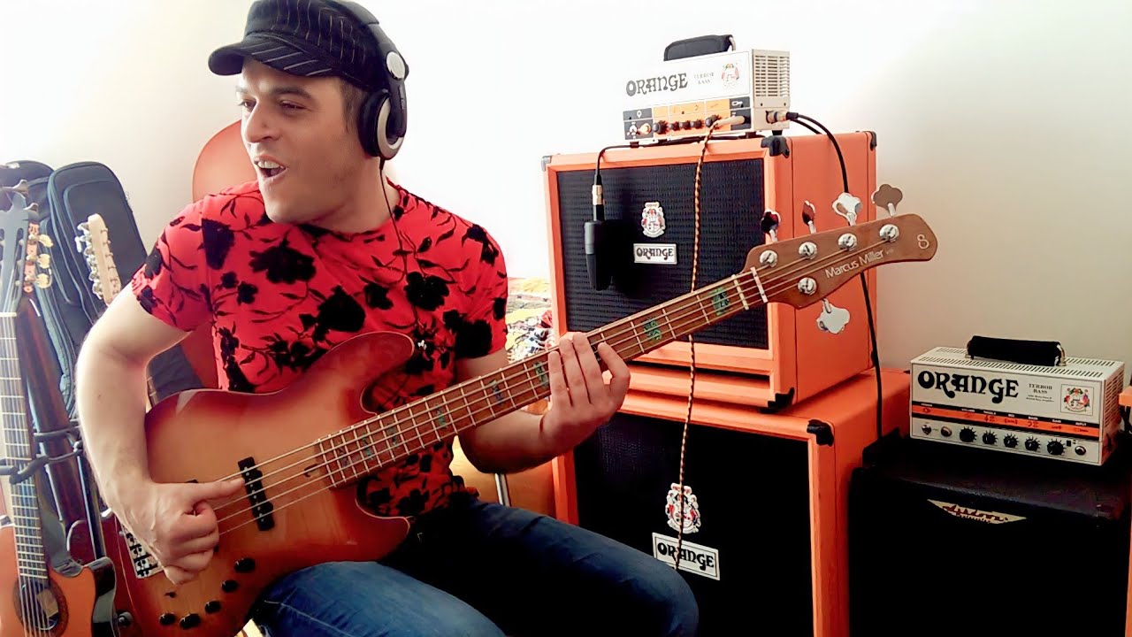 FUNK SLAP BASS with SIRE Marcus Miller V10 & ORANGE Bass Amp