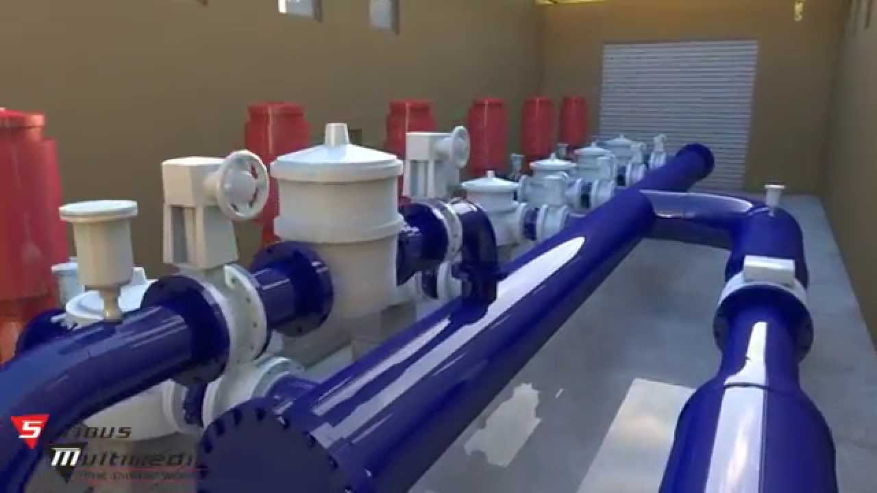Water Pump Station 3D Animation Presentation