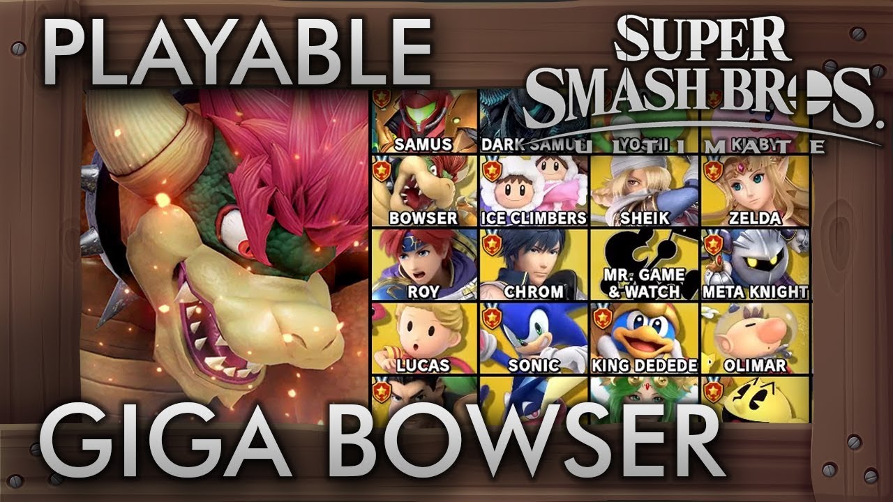 Playable GIGA BOWSER in Super Smash Bros. Ultimate