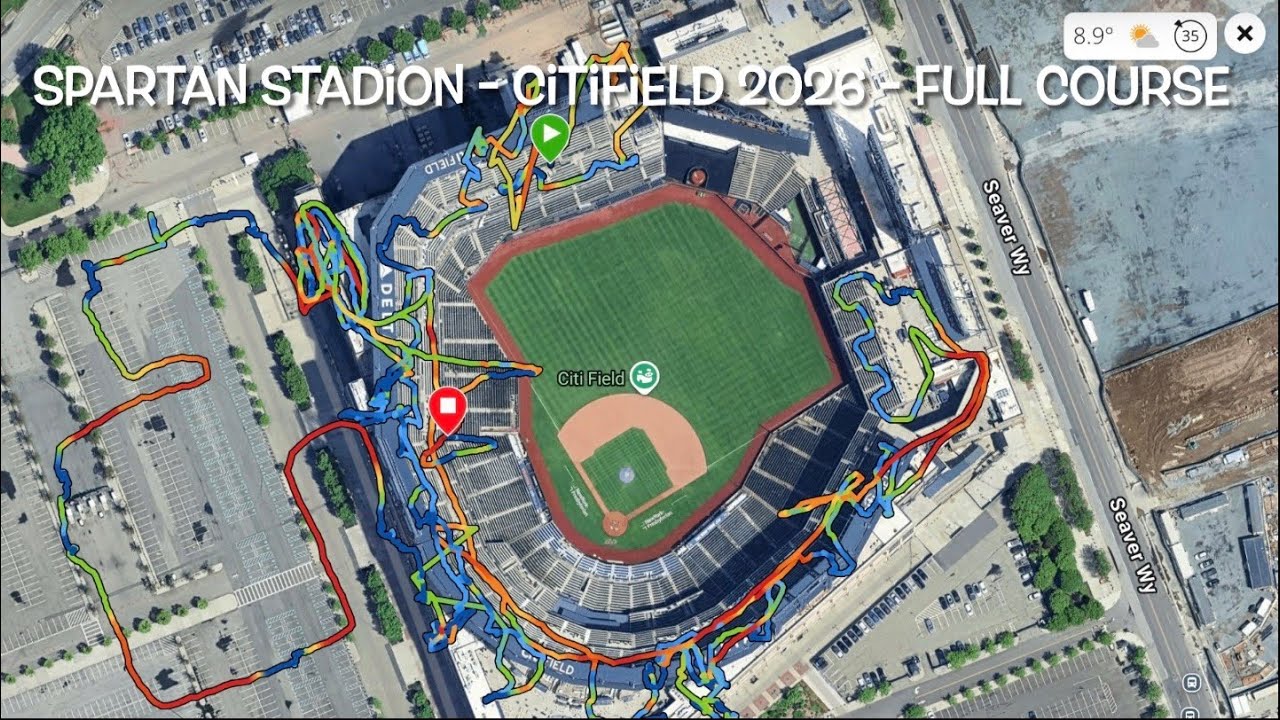 Spartan Stadion - CitiField 2026 - Full Course