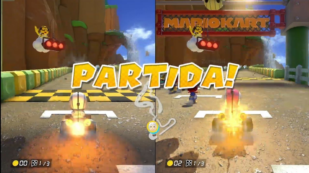 Mario kart 8 deluxe Maçanilha e Willé
