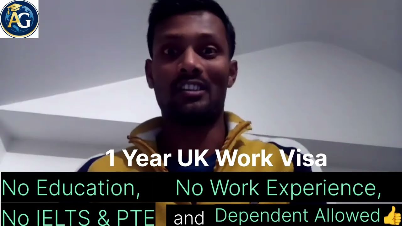 UK 1 Year Work Visa 2026 | No IELTS | No Experience | Dependent Allowed