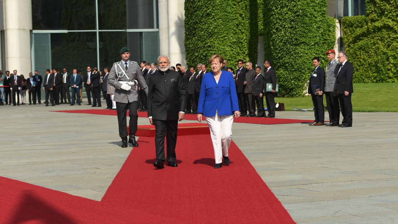 PM Narendra Modi receives Ceremonial Welcome in Berlin, Germany | PMO