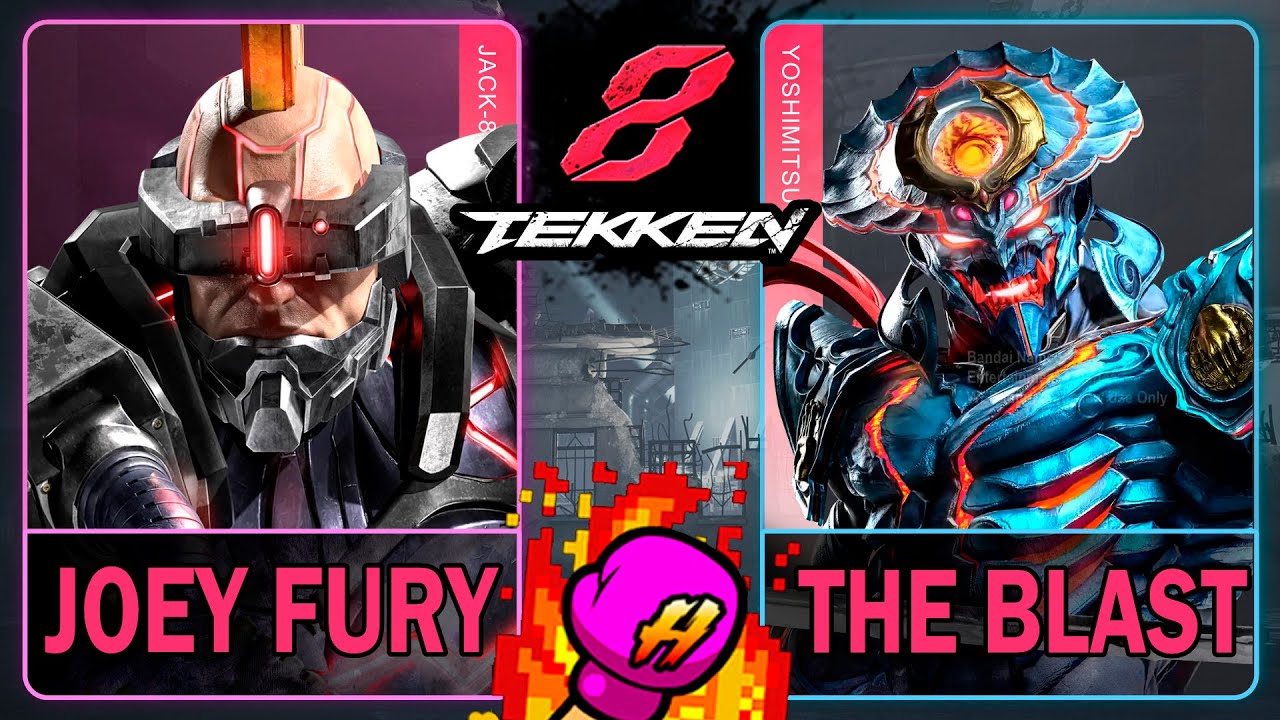 Tekken 8🥊Joey Fury (JACK-8) VS The Blast (YOSHIMITSU)🥊4K 60ᶠᵖˢ 🥊#tekken8