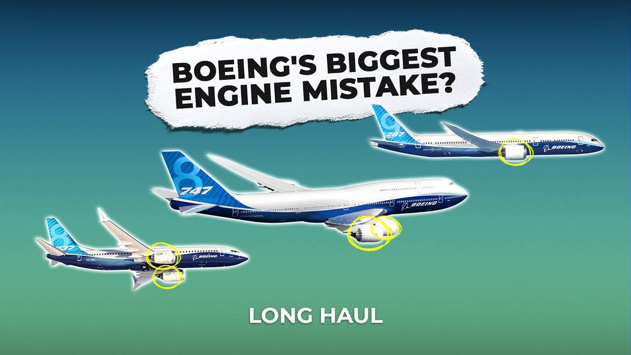 The Hidden Problem With Boeing's 787, 747-8 & 737 MAX Engines