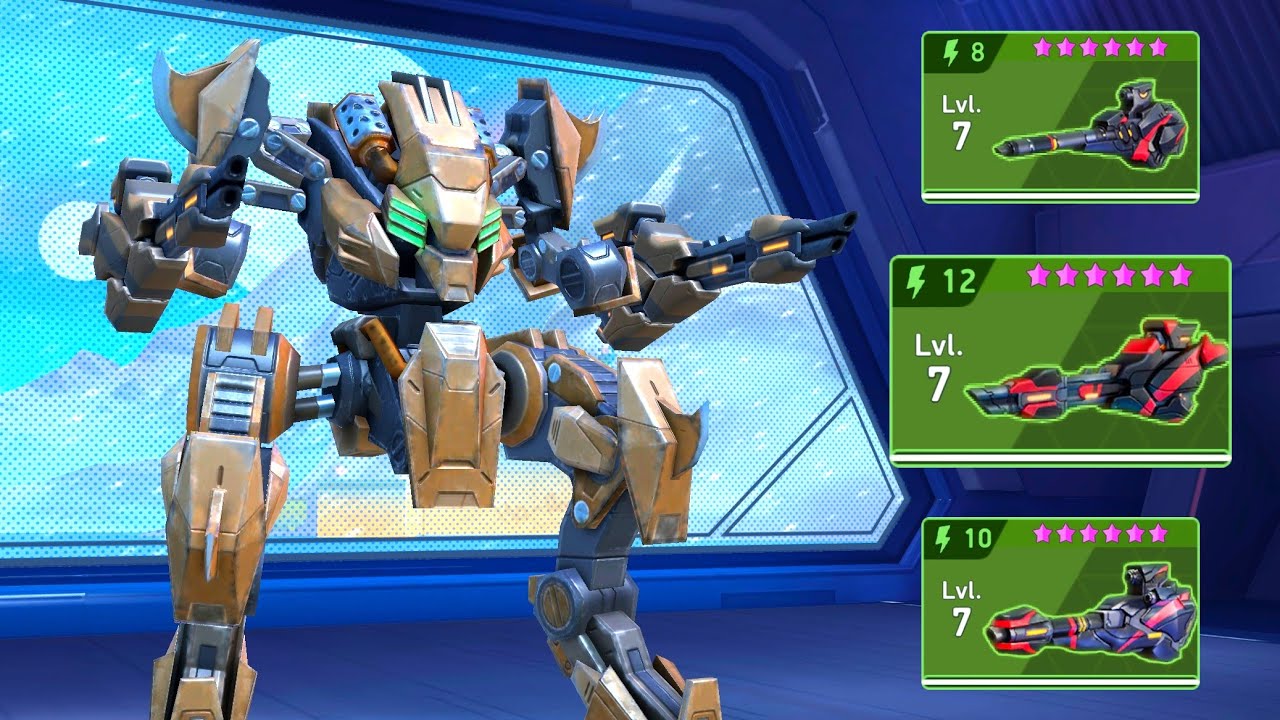 Sentinel with All Longarm 12 10 8 - Mech Arena