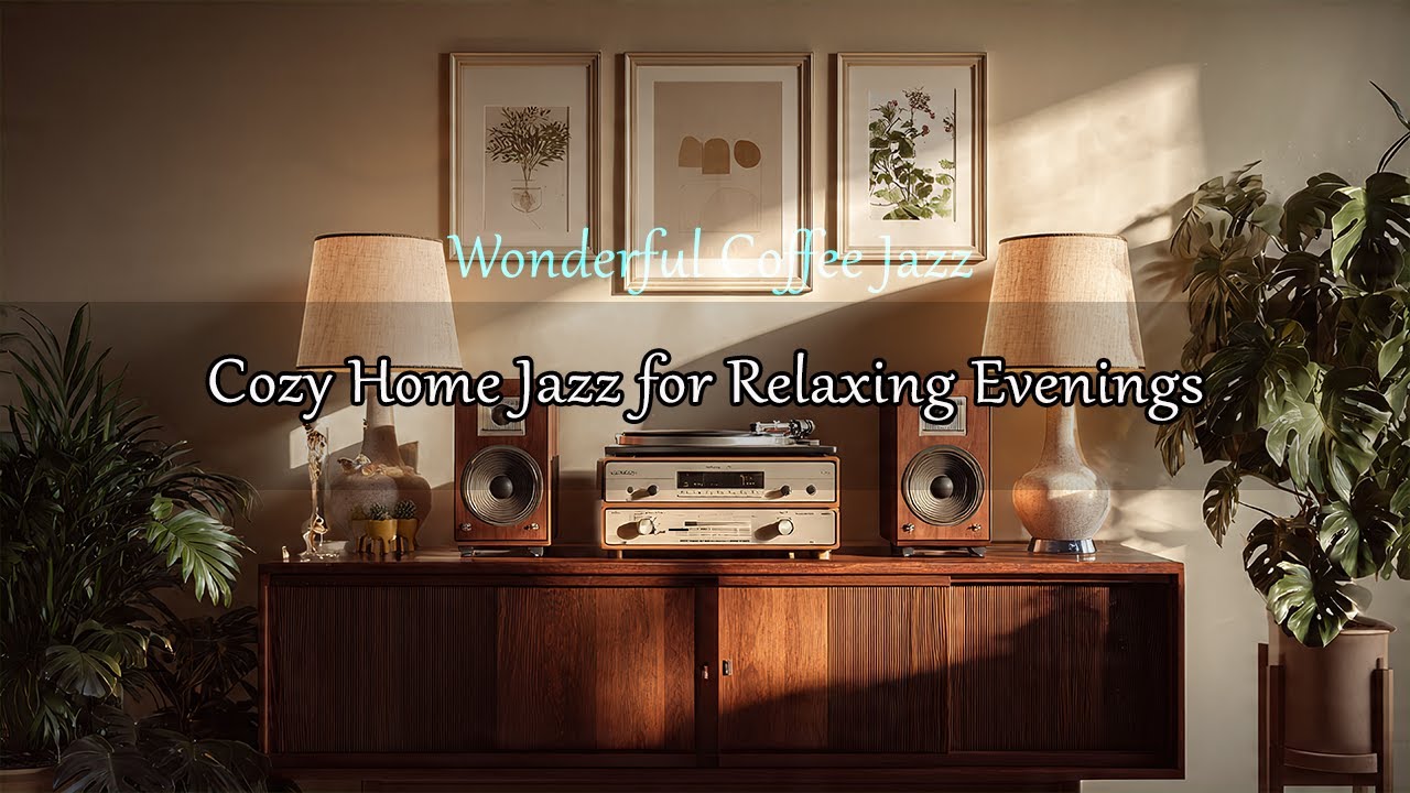 🏡 Wonderful Coffee Jazz — A Calm Valentine Evening, Soft Jazz & Warm Coffee ❤️🌸