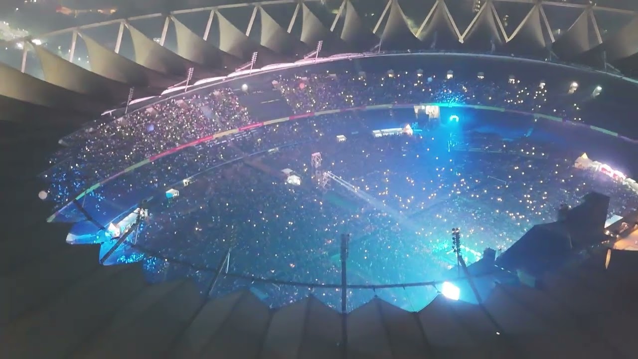 Diljit Dosanjh Performing live concert Delhi 2024 #Drone Shot Jawaharlal Nehru stadium