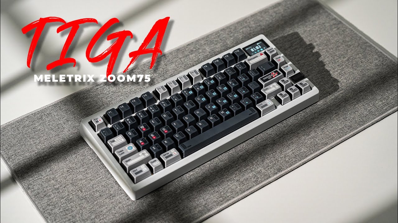 I Built The Coolest Mechanical Keyboard - Meletrix Zoom75 TIGA (Sound Test)