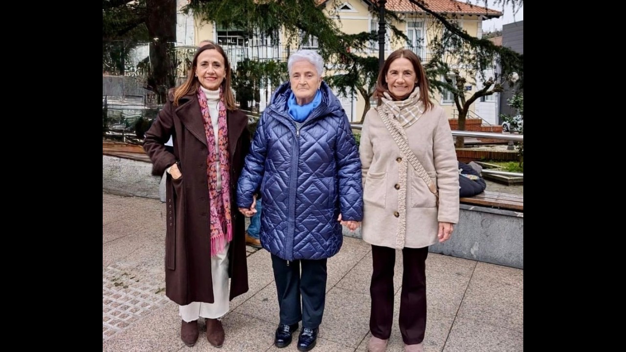Dos familias de Margen Izquierda y Navarra se reencuentran 60 años después