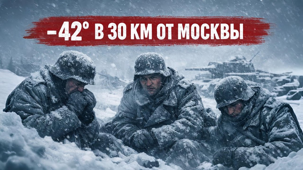 МИЛЛИОН замёрзших немцев в шаге от Москвы | Русский мороз глазами Гитлера