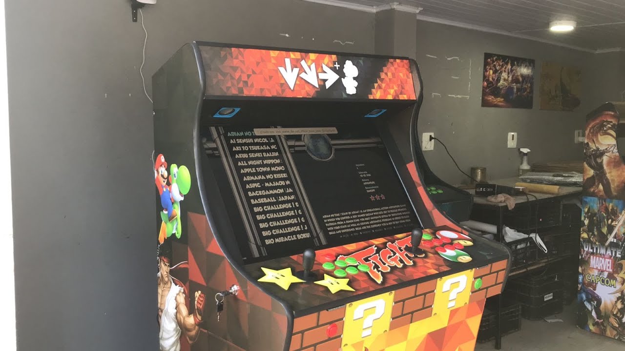 Fliperama Bartop 32 polegadas 21.000 jogos + Controle &Oacute;ptico.