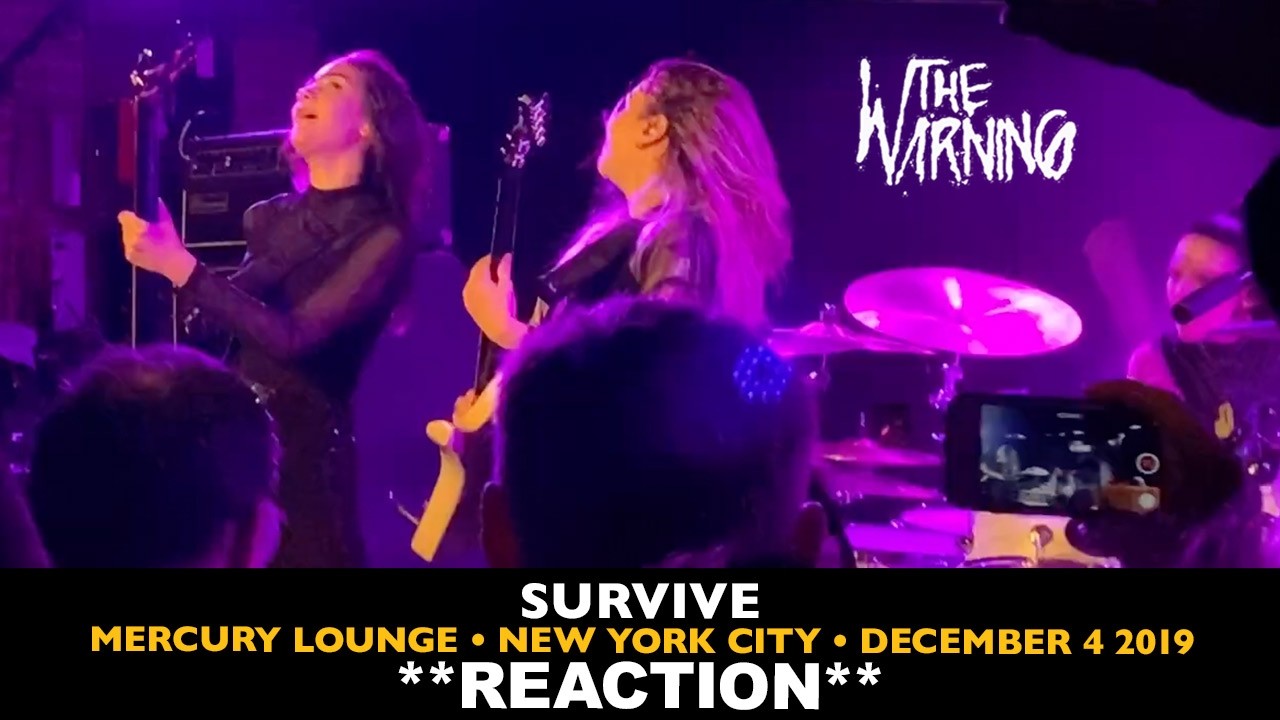 Musicians REACT to The Warning: Survive (Mercury Lounge 2019)