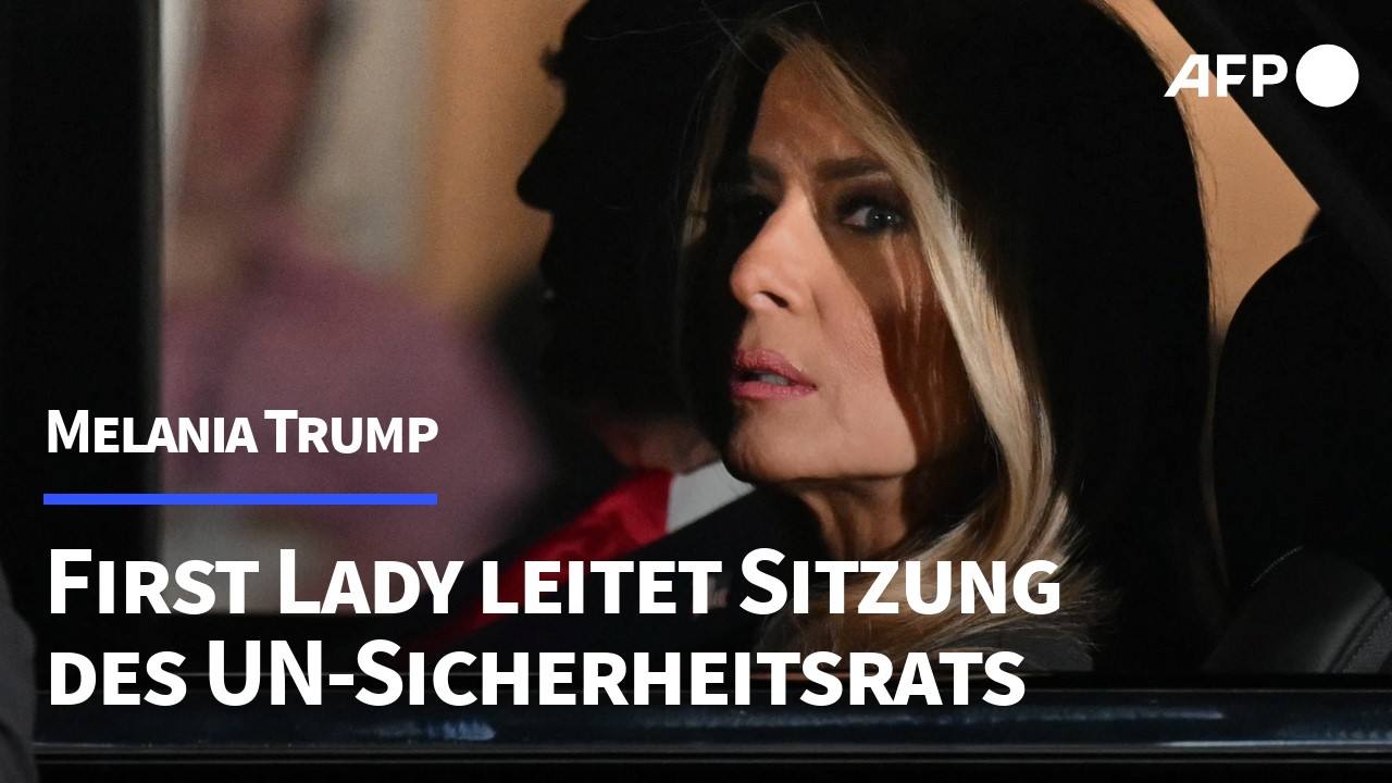 Melania Trump leitet am Montag Sitzung des UN-Sicherheitsrats | AFP