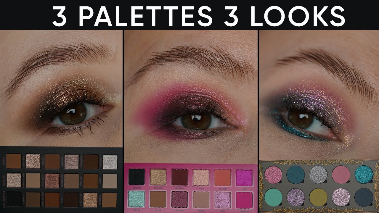 Blend Bunny Plastic, Give Me Glow My Little Teddy, Shellwe Farasha | 3 Looks 3 Palettes