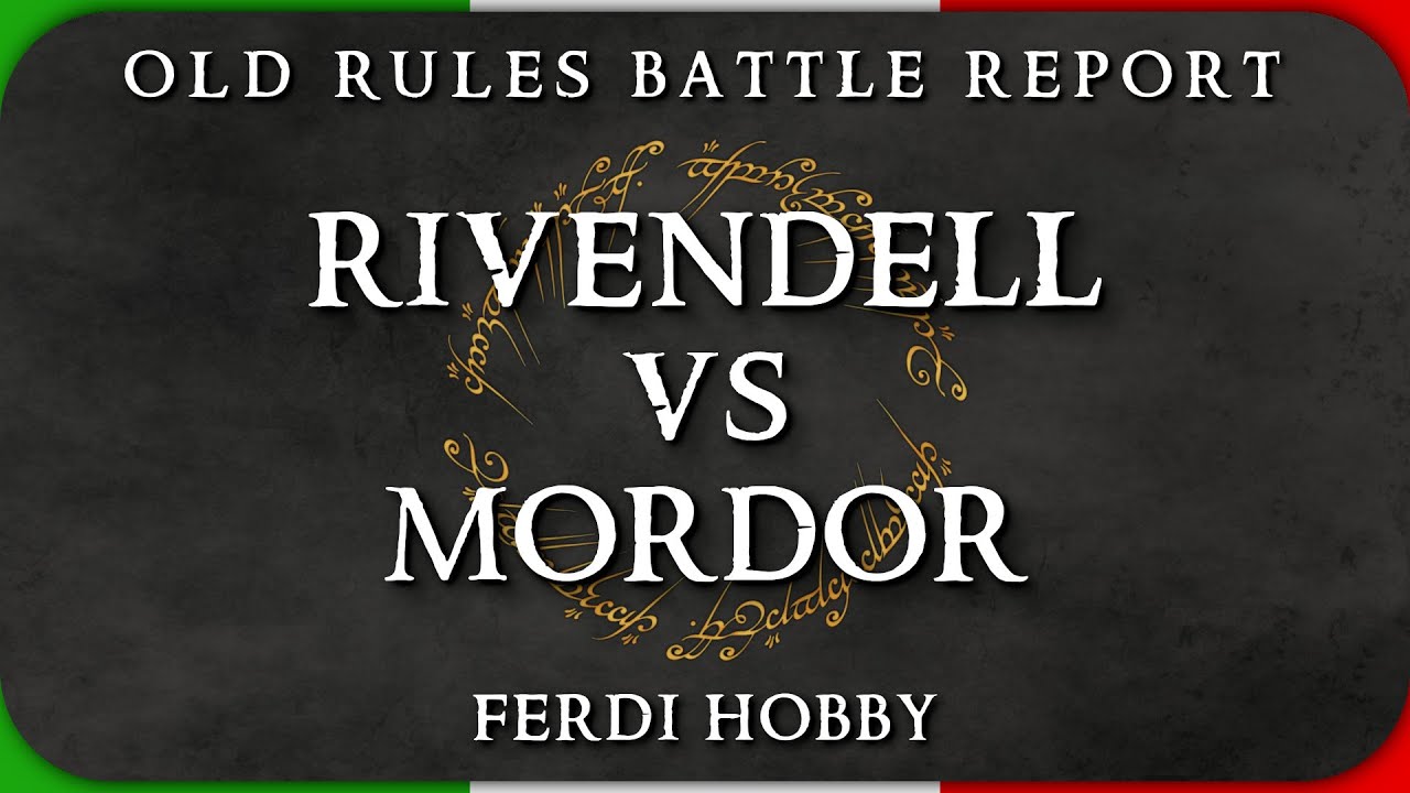 Rivendell vs Mordor - Battle Report Lo Hobbit SBG