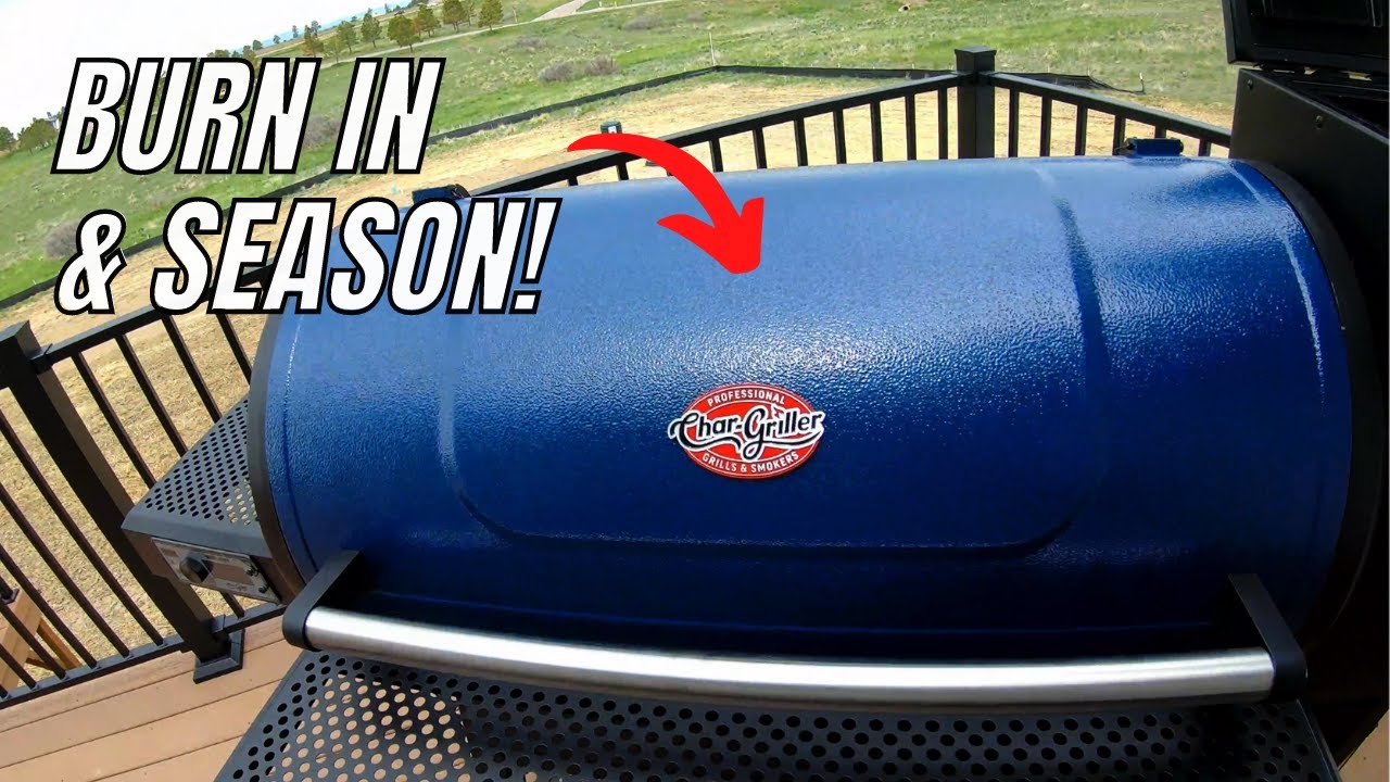 [OFFICIAL] Char-Griller Gravity Fed 980 Charcoal Grill Burn In & Season Process!