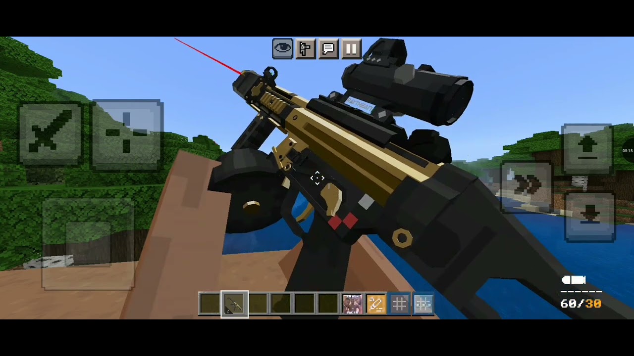 MINECRAFT MODS TACZ GOLDEN EDITION ATTACHMENT FOR MOBILE GAMEPLAY