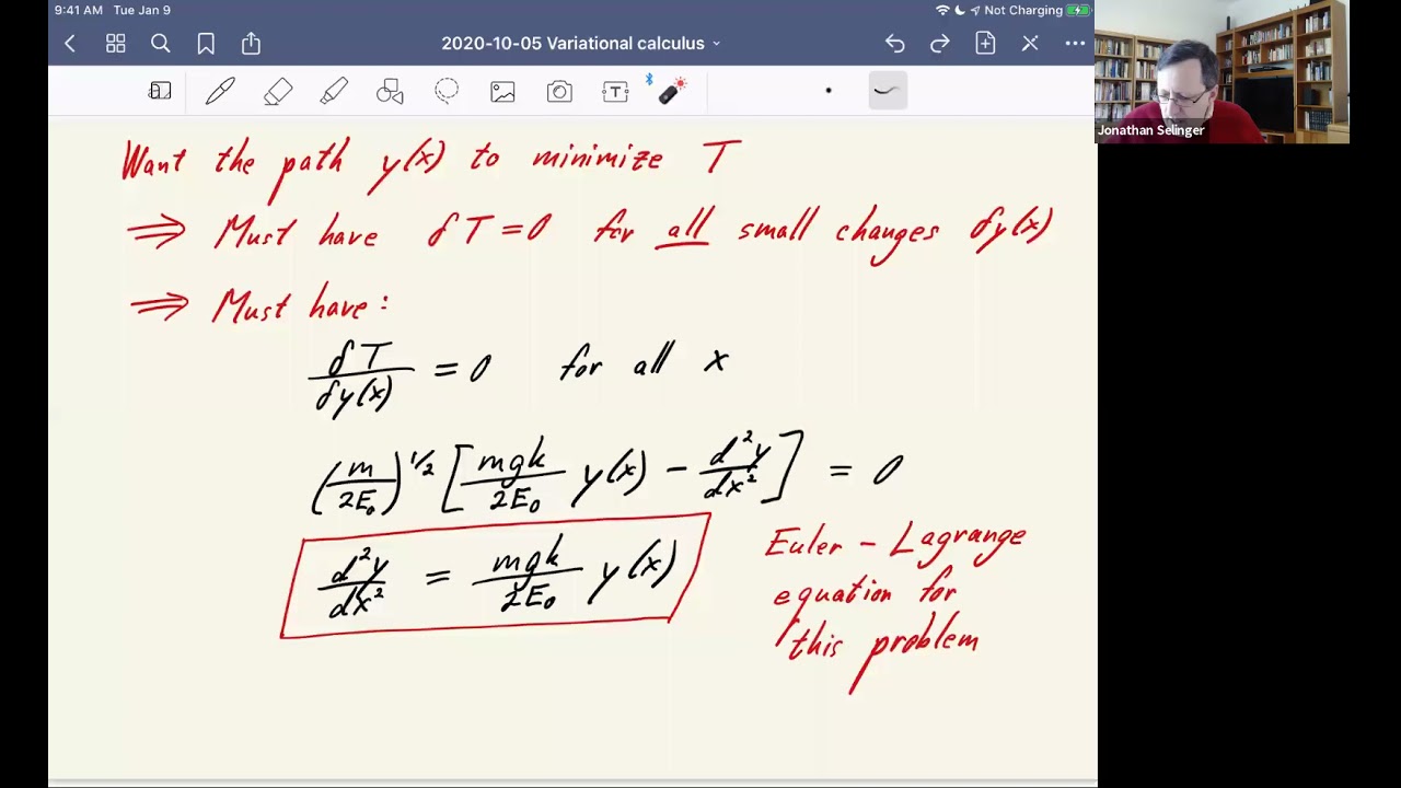 2020 10 05 Variational calculus
