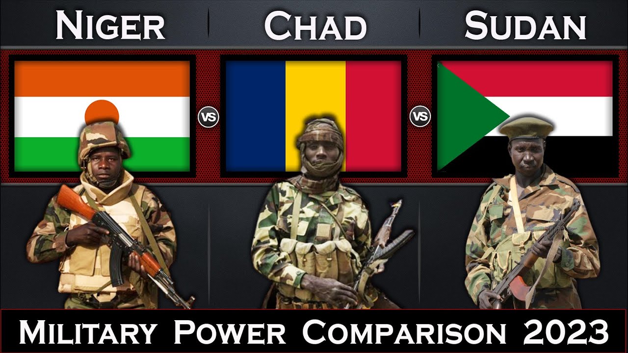 Niger vs Chad vs Sudan Military Power Comparison 2023 | Global Power