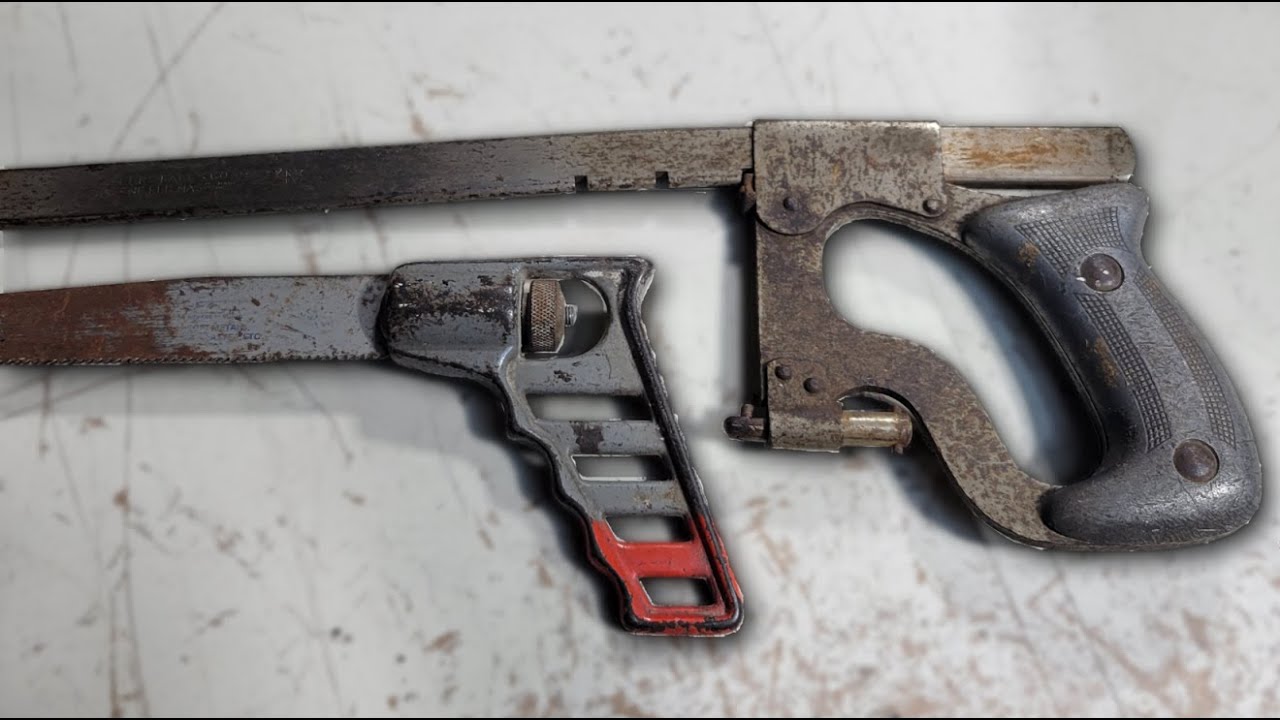 Restoration of Two Vintage Millers Falls Saws - Part 1 the No.525 Rotating Keyhole Saw