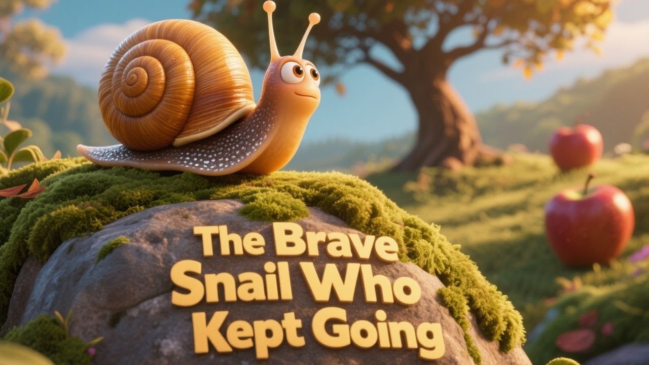 Slow but Strong 🐌💪 | Never Give Up | Kids Story About Perseverance