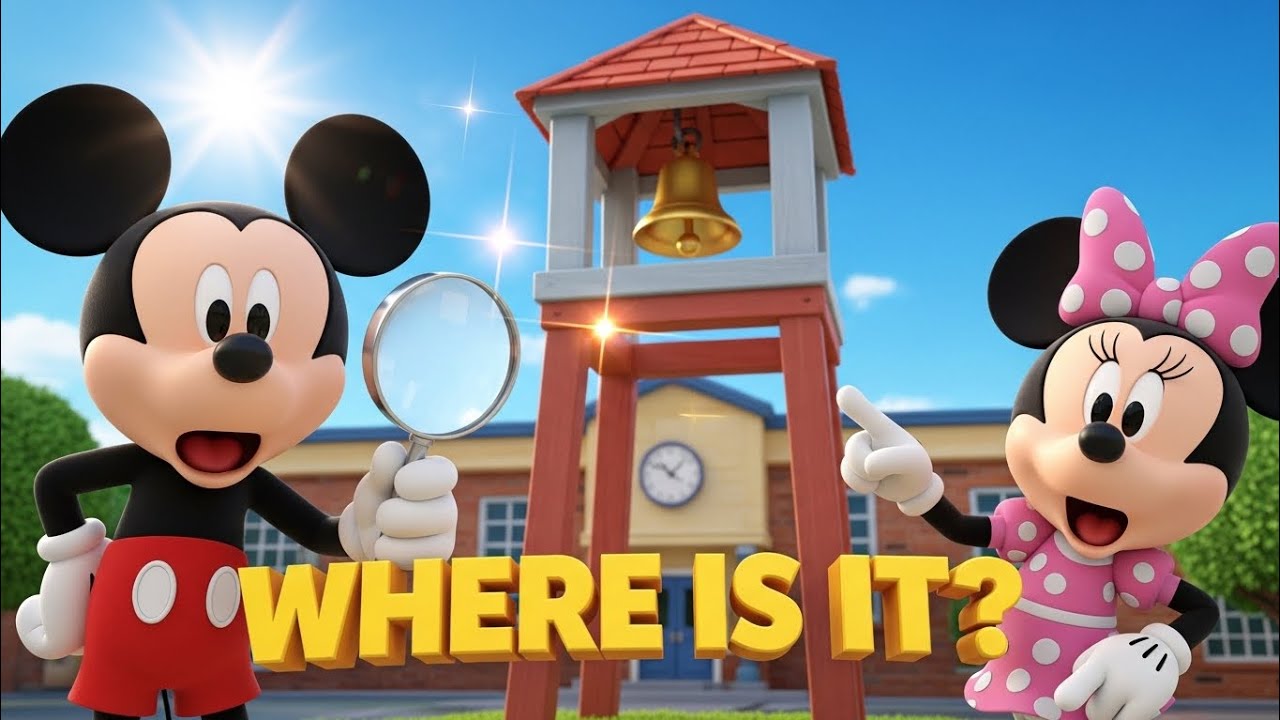 WHERE IS IT? 🔔 Mickey Mouse & The Missing School Bell | Funny Cartoon for Kids