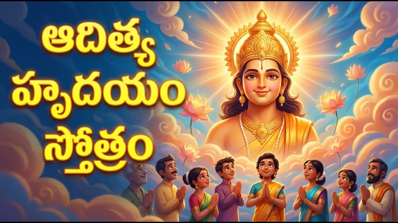 ఆదిత్య హృదయం స్తోత్రం | Aditya Hrudayam Stotram | Powerful Sun God Mantra | Peace & Positive Energy