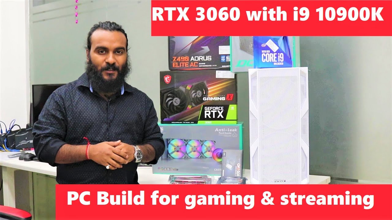 Intel i9 10900K & RTX 3060 PC BUILD