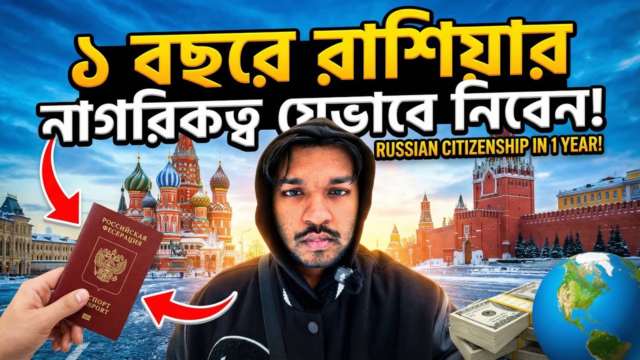 ১ বছরেই রাশিয়ার নাগরিকত্ব Russian citizenship in 1 year 